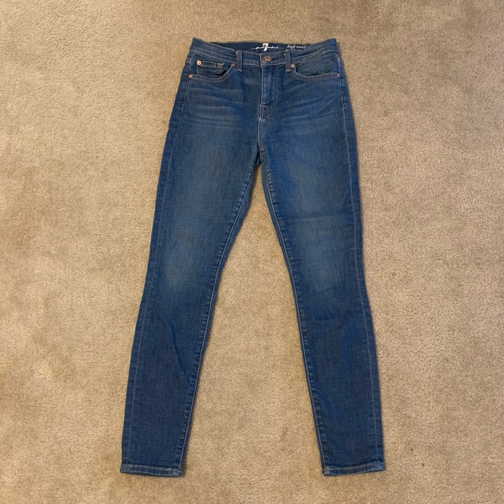 7 For All Mankind High Waist Ankle Gwenevere